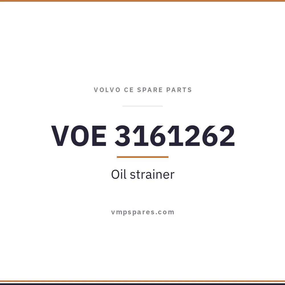 VOE 3161262 – Oil strainer