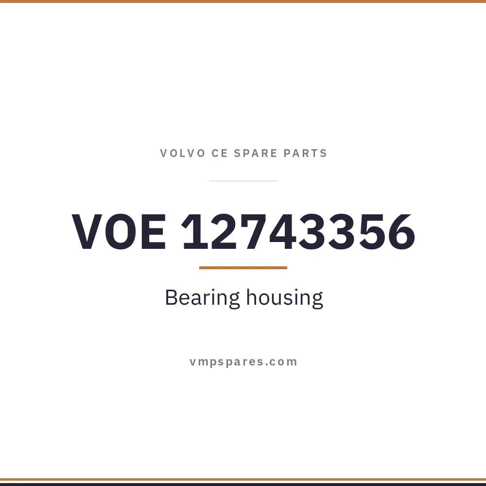 VOE 12743356 – Bearing housing