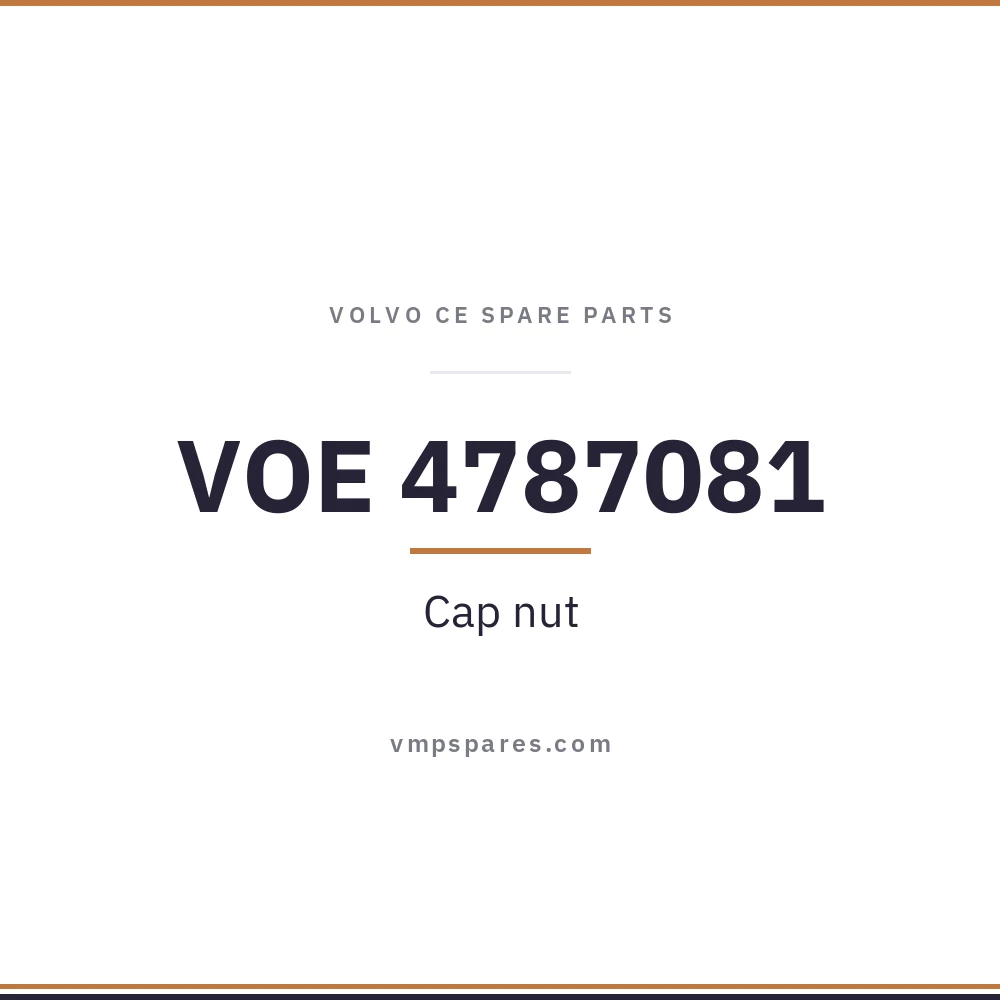 VOE 4787081 – Cap nut
