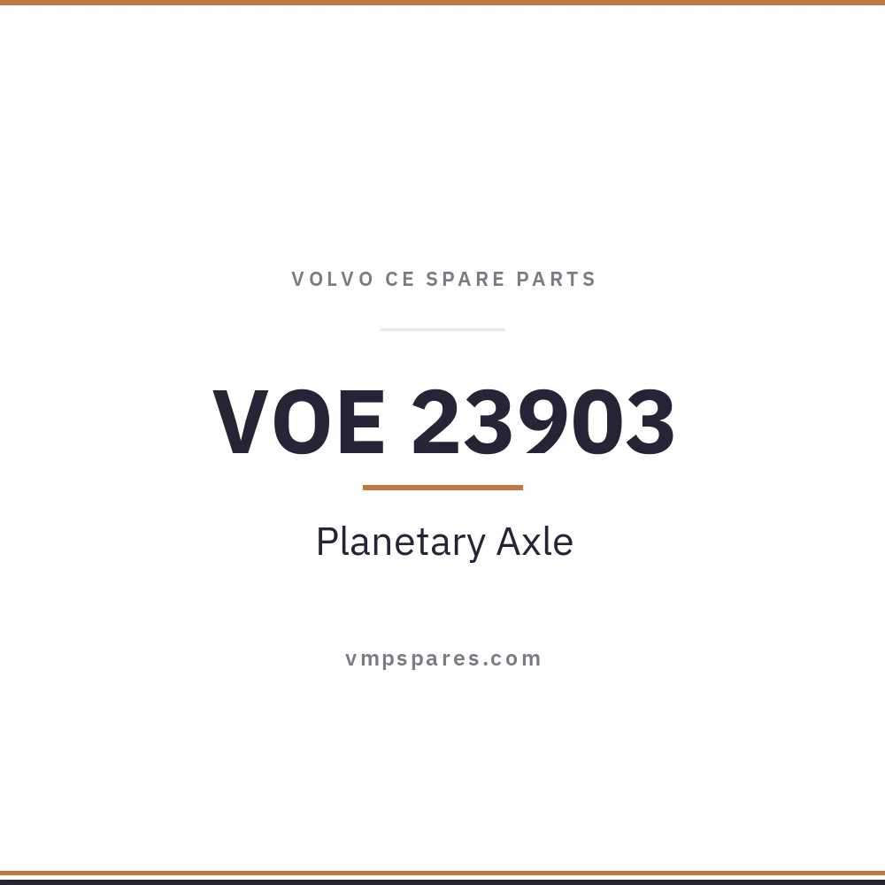 VOE 23903 – Planetary Axle