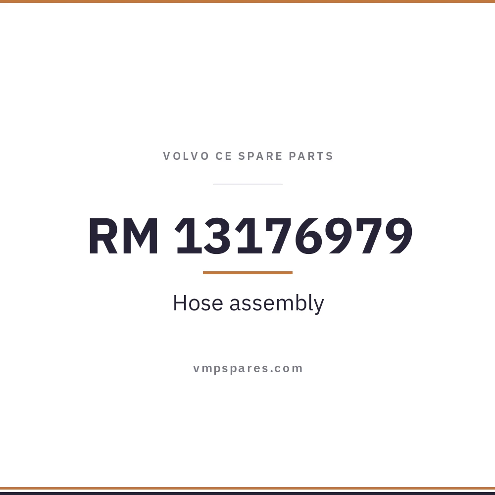 RM 13176979 – Hose assembly