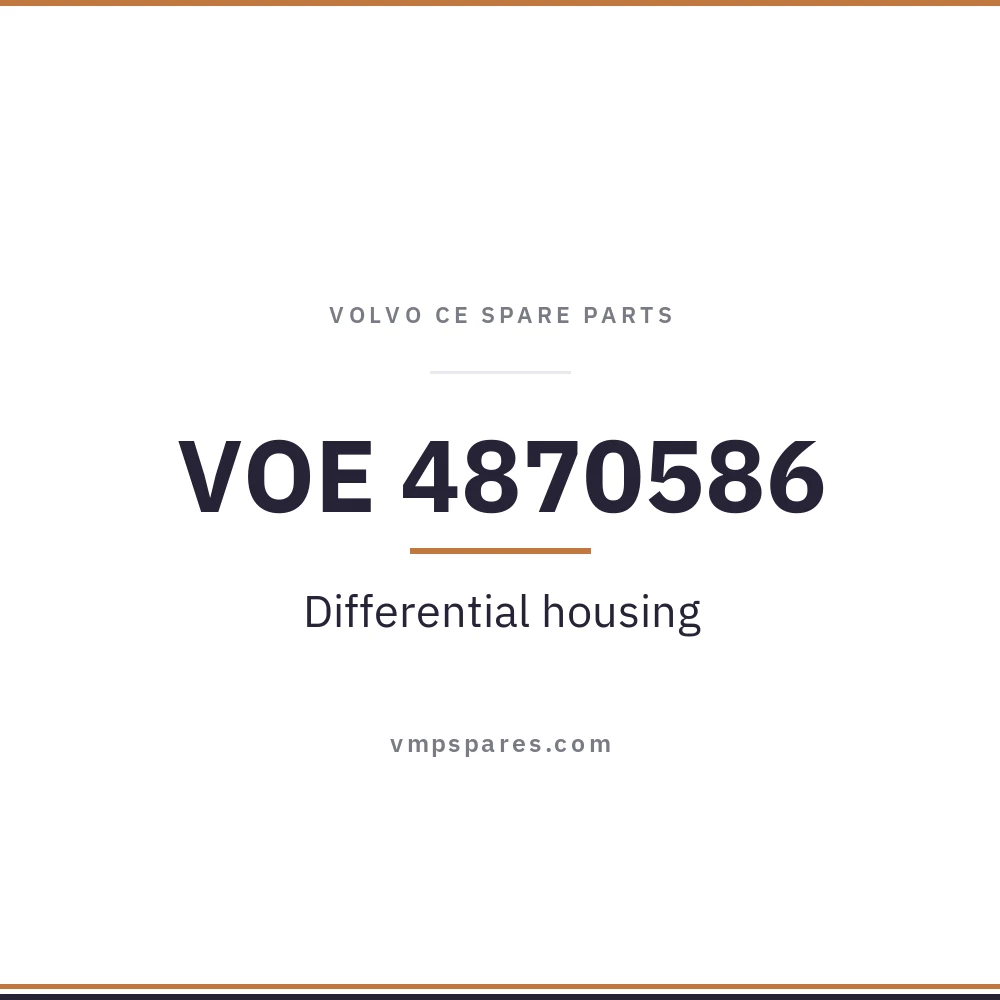 VOE 4870586 – Differential housing