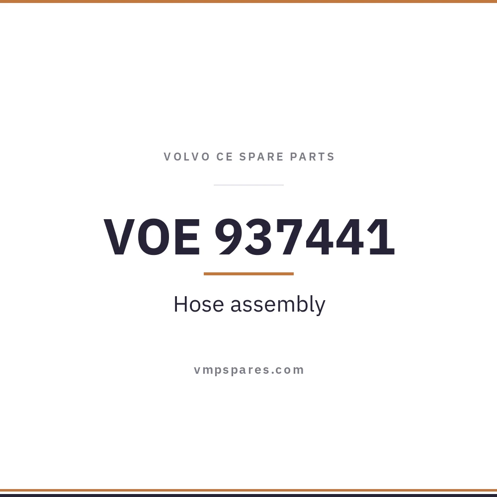 VOE 937441 – Hose assembly