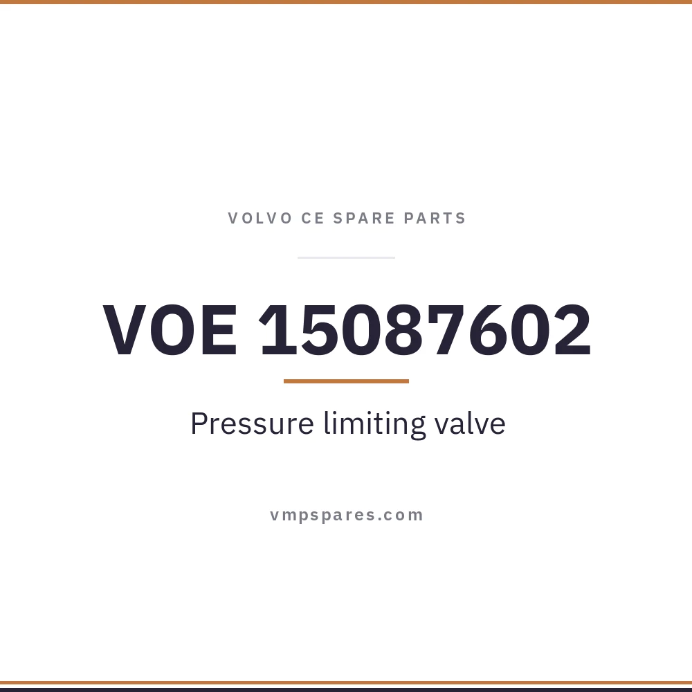 VOE 15087602 – Pressure limiting valve