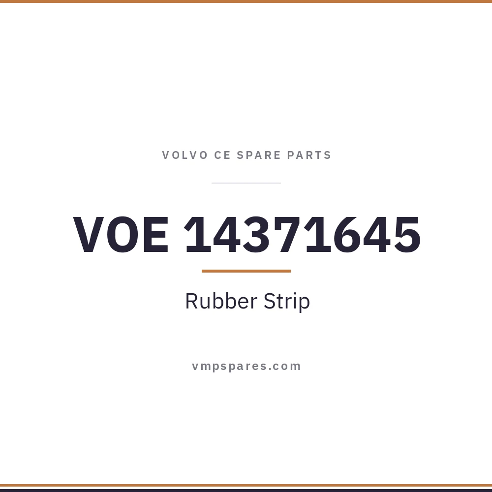 VOE 14371645 – Rubber Strip