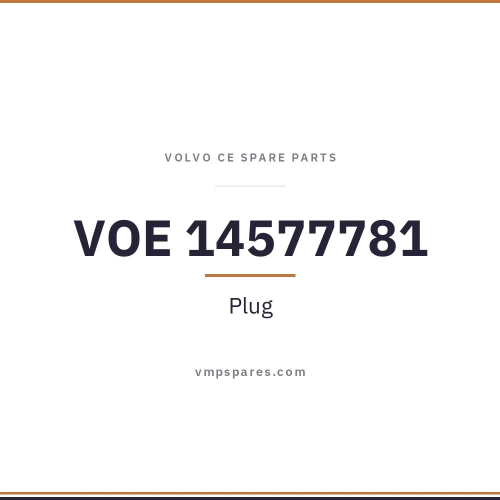VOE 14577781 – Plug