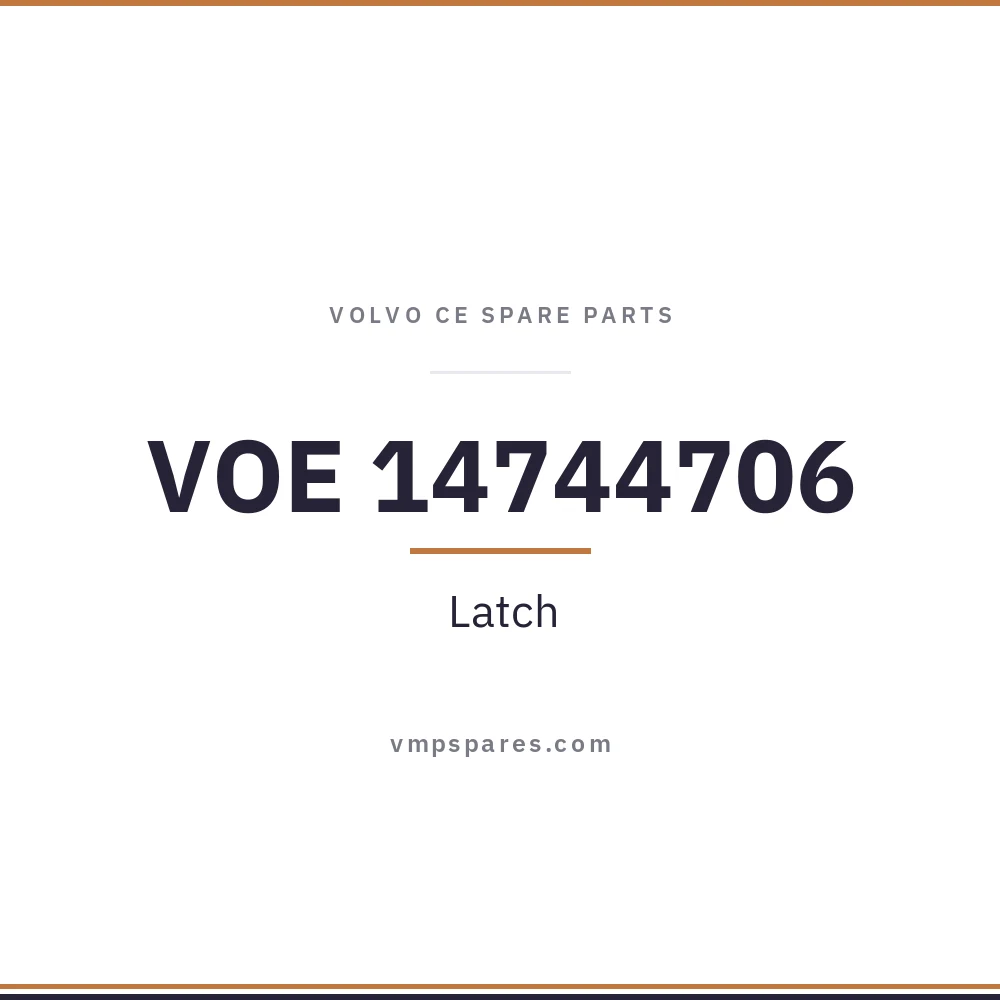 VOE 14744706 – Latch