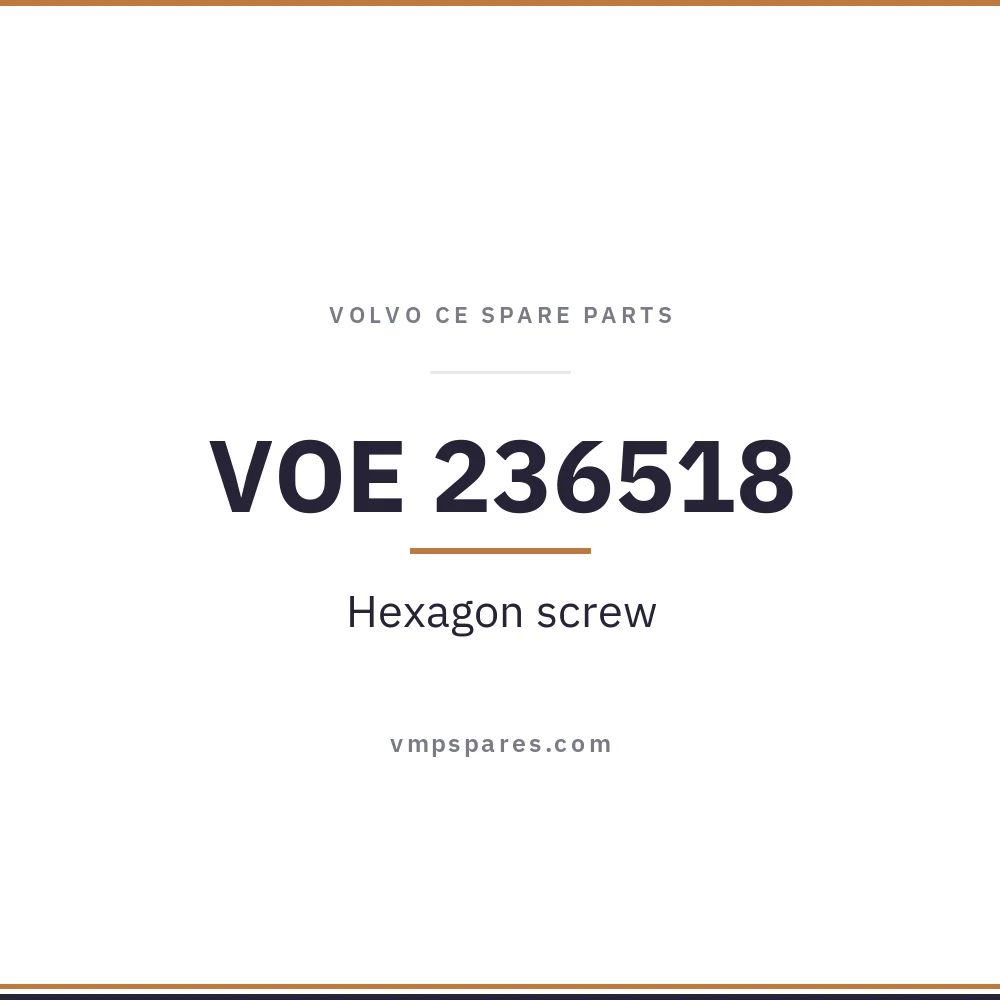 VOE 236518 – Hexagon screw