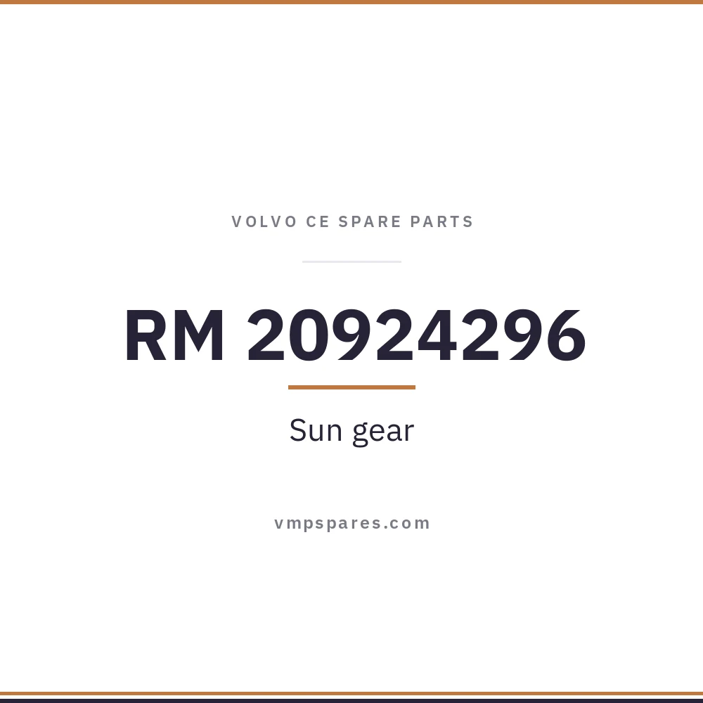 RM 20924296 – Sun gear