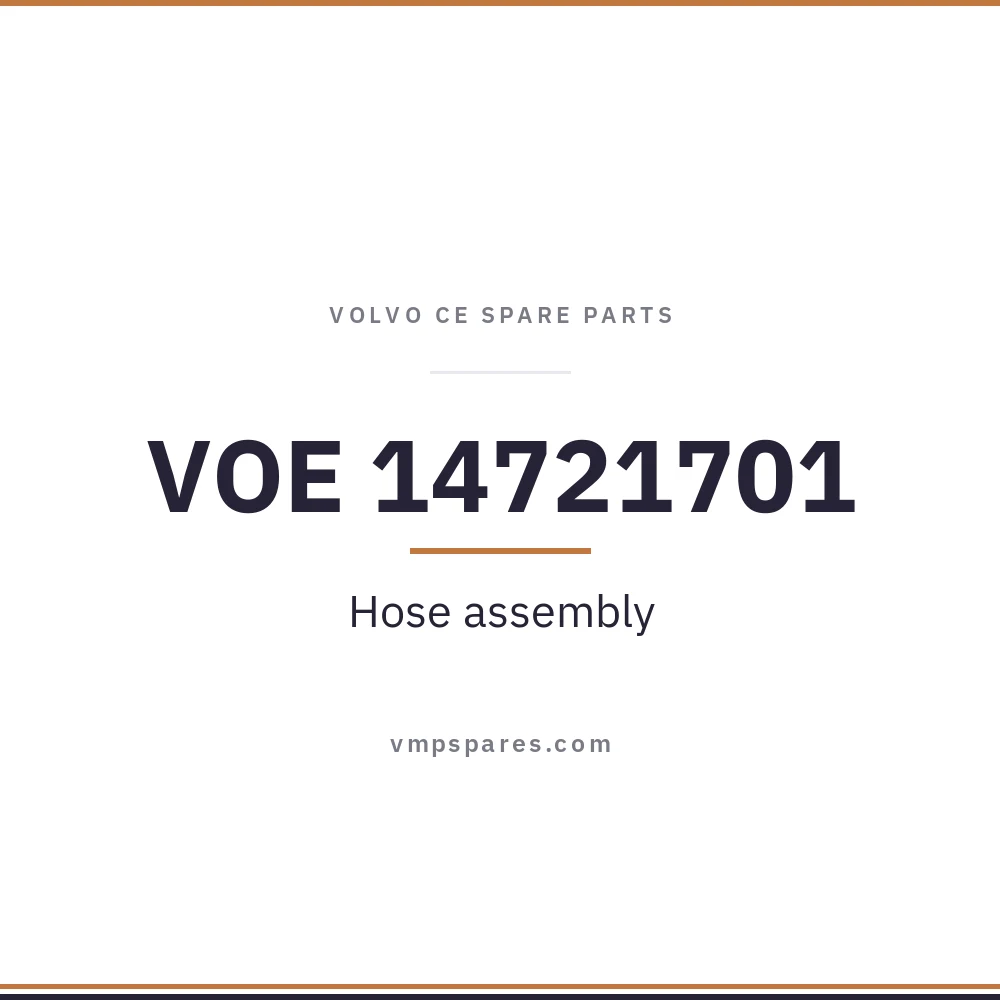 VOE 14721701 – Hose assembly
