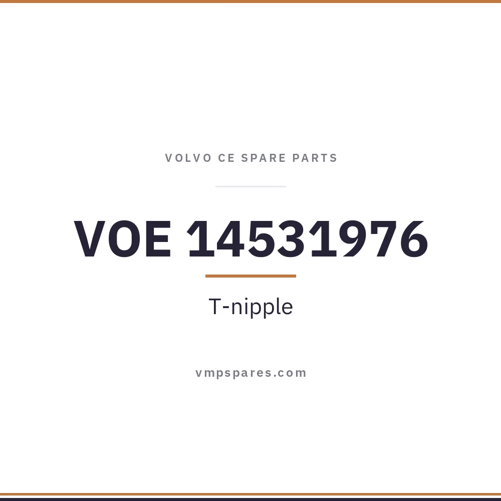VOE 14531976 – T-nipple