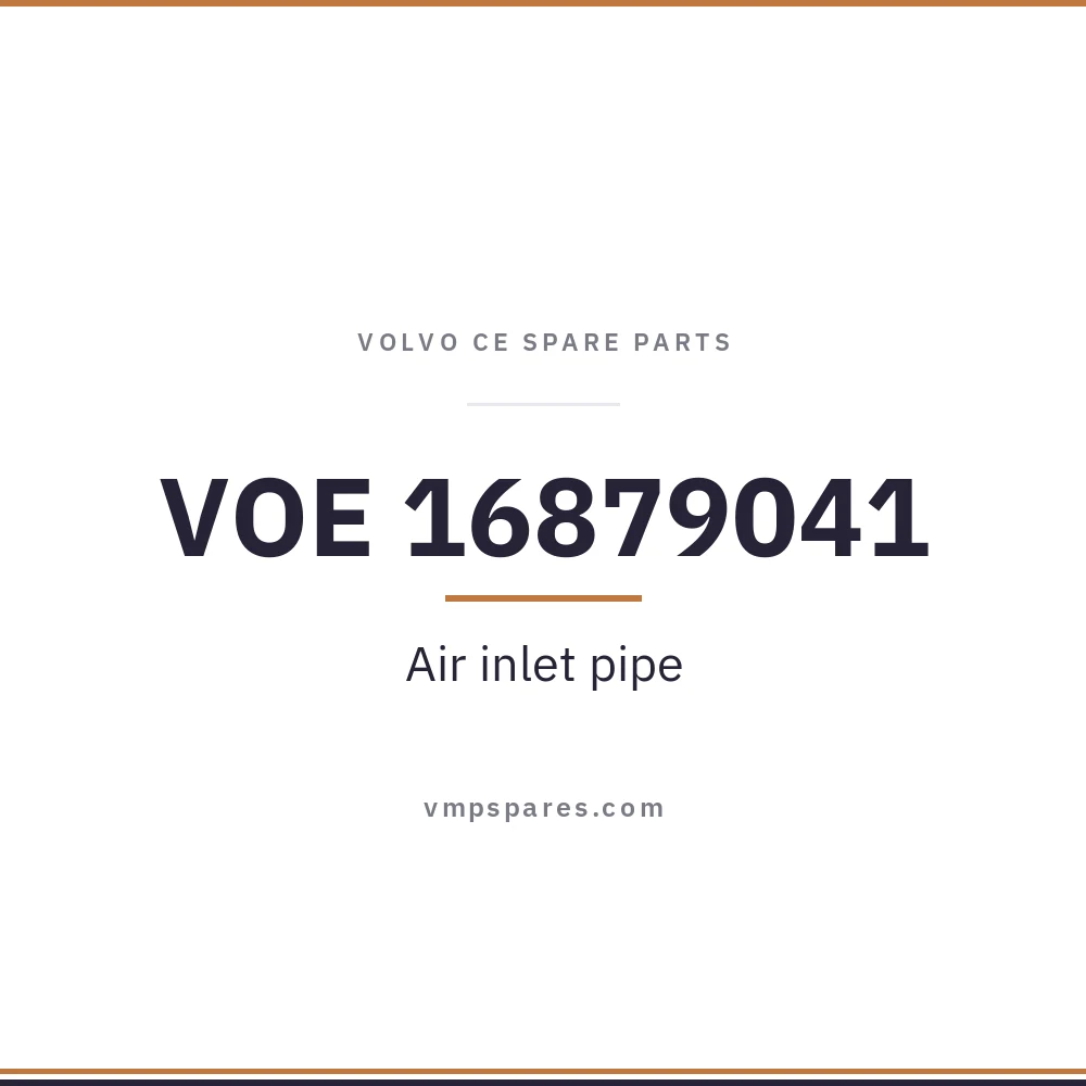VOE 16879041 – Air inlet pipe