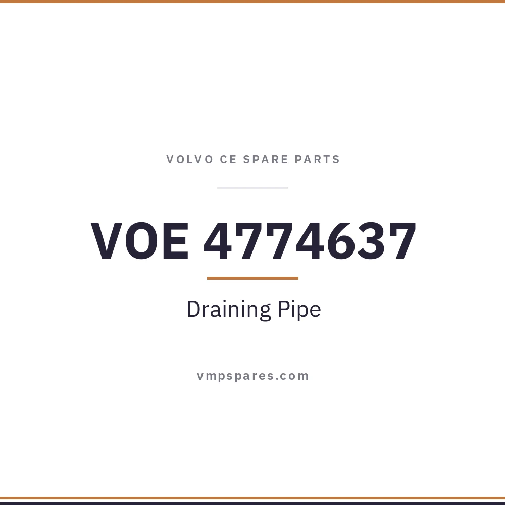 VOE 4774637 – Draining Pipe