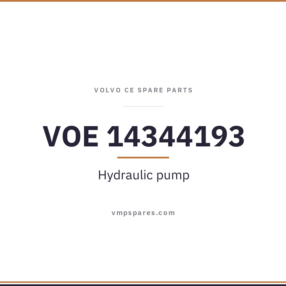 VOE 14344193 – Hydraulic pump