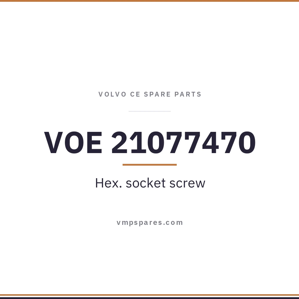 VOE 21077470 – Hex. socket screw