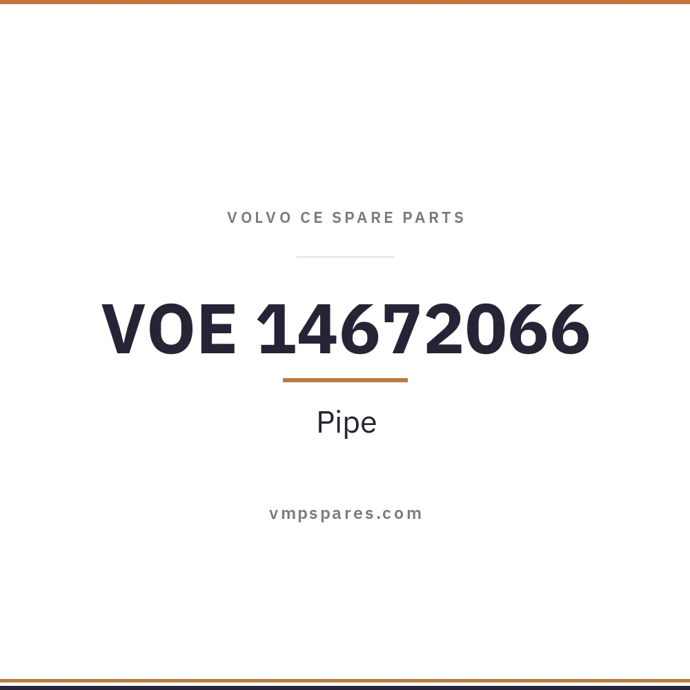 VOE 14672066 – Pipe