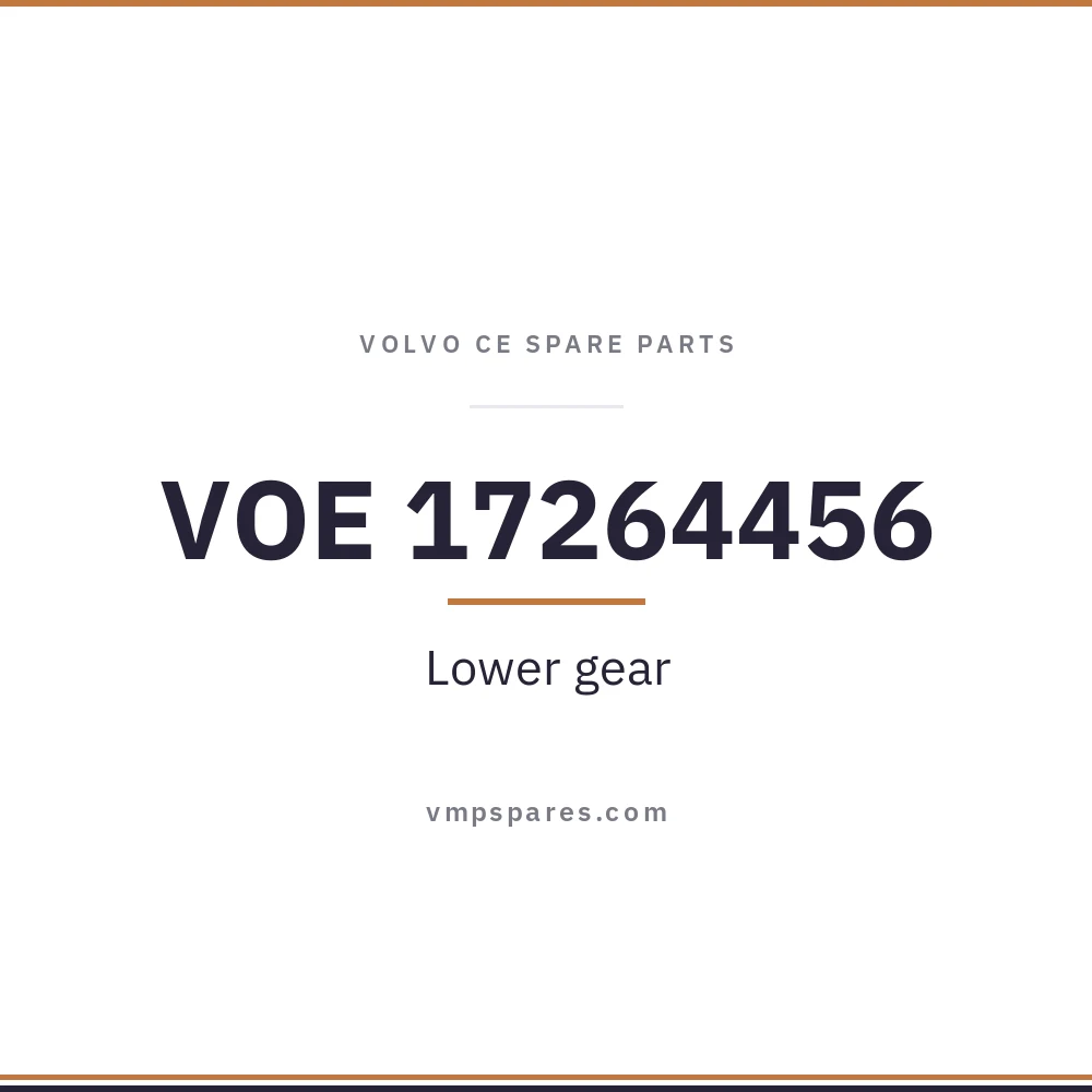 VOE 17264456 – Lower gear