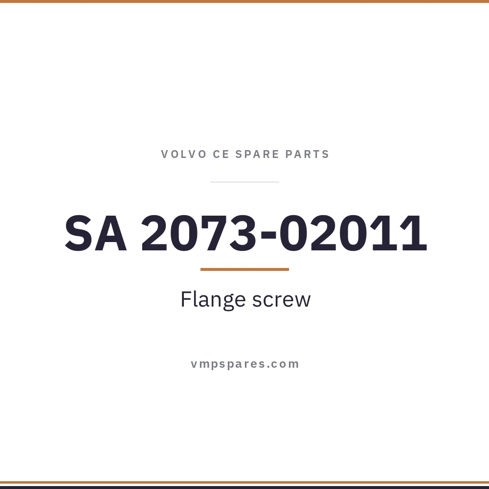 SA 2073-02011 – Flange screw