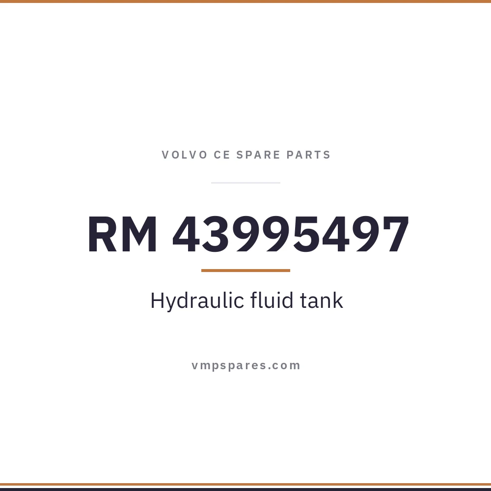 RM 43995497 – Hydraulic fluid tank
