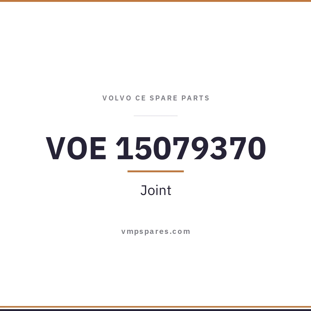 VOE 15079370 – Joint