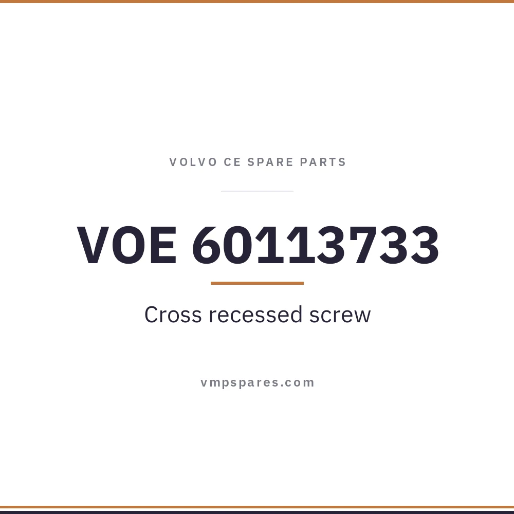 VOE 60113733 – Cross recessed screw