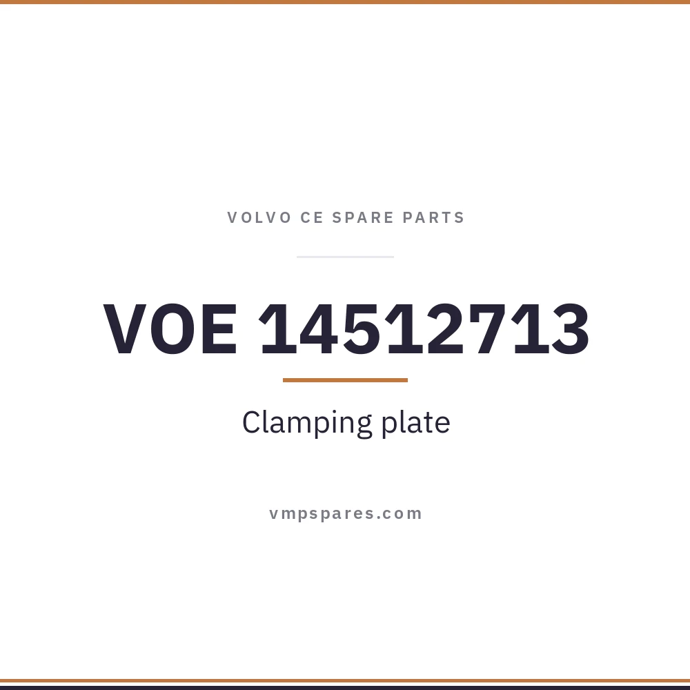 VOE 14512713 – Clamping plate