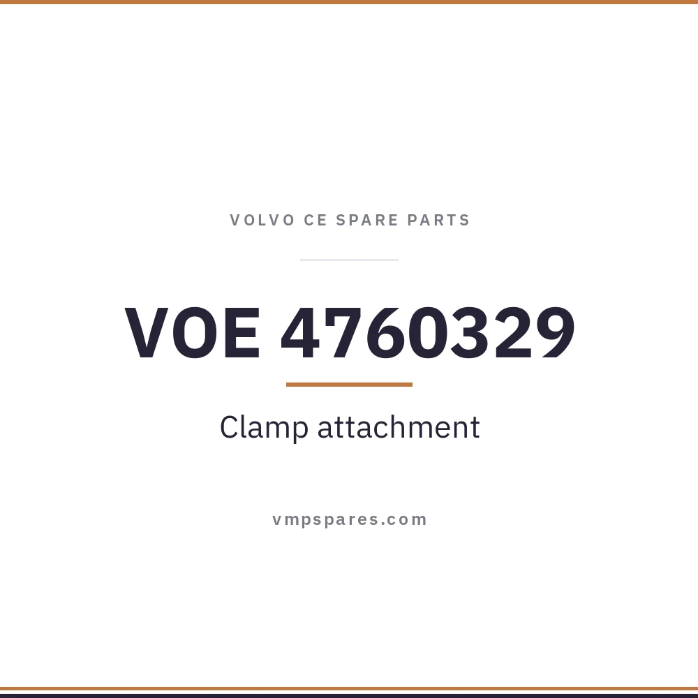 VOE 4760329 – Clamp attachment
