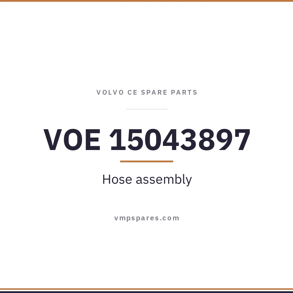 VOE 15043897 – Hose assembly