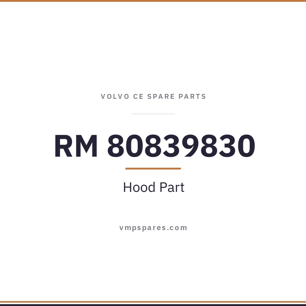 RM 80839830 – Hood Part