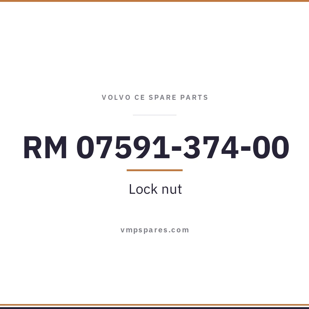RM 07591-374-00 – Lock nut