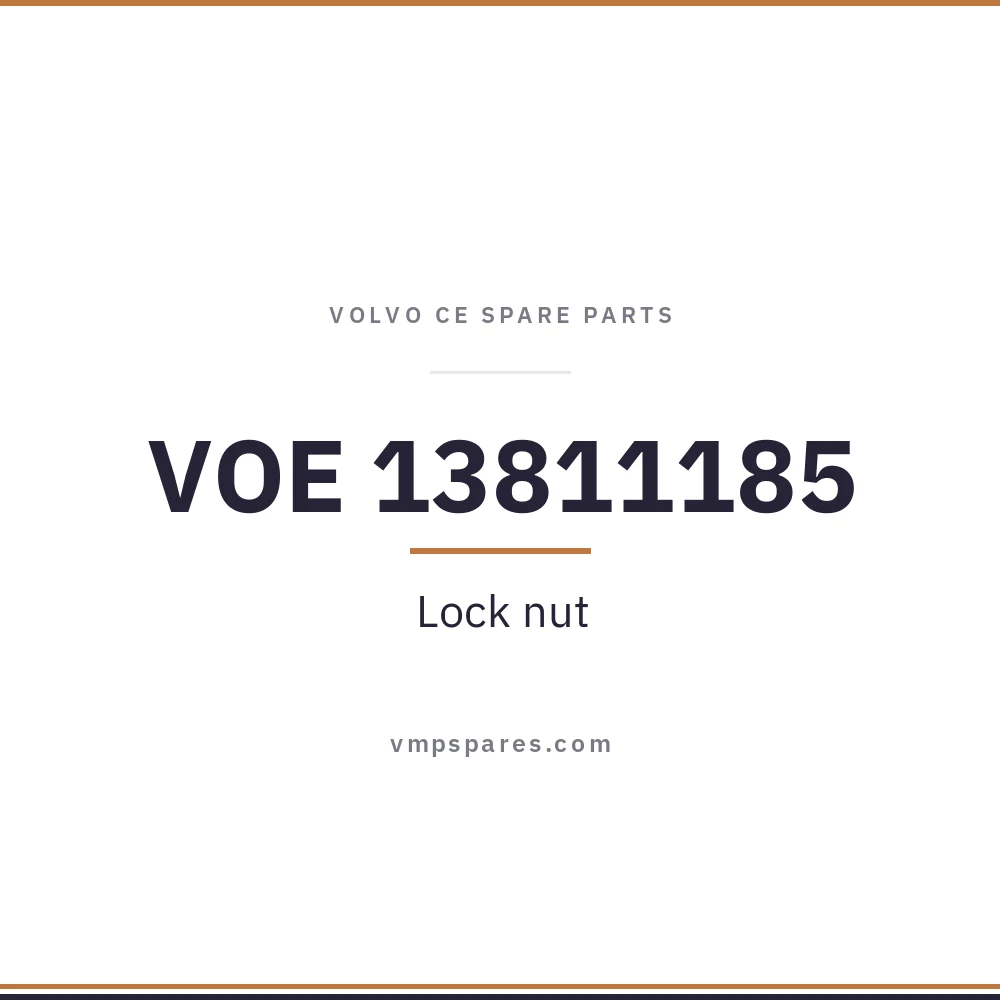 VOE 13811185 – Lock nut
