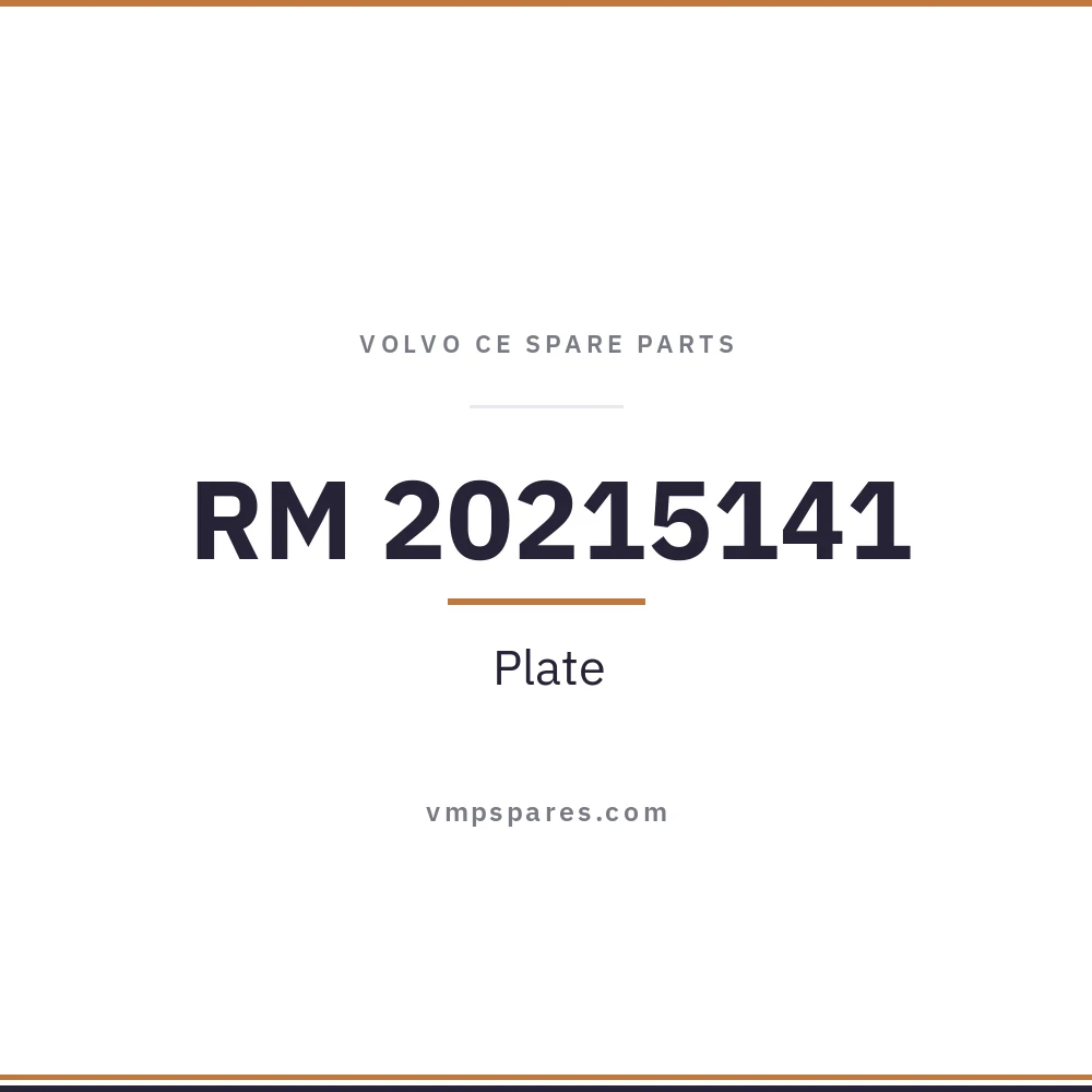 RM 20215141 – Plate