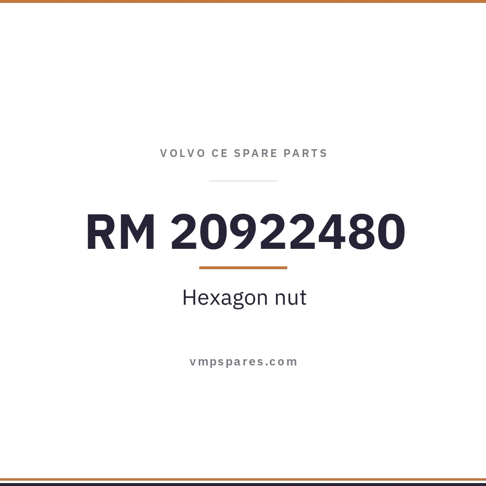 RM 20922480 – Hexagon nut