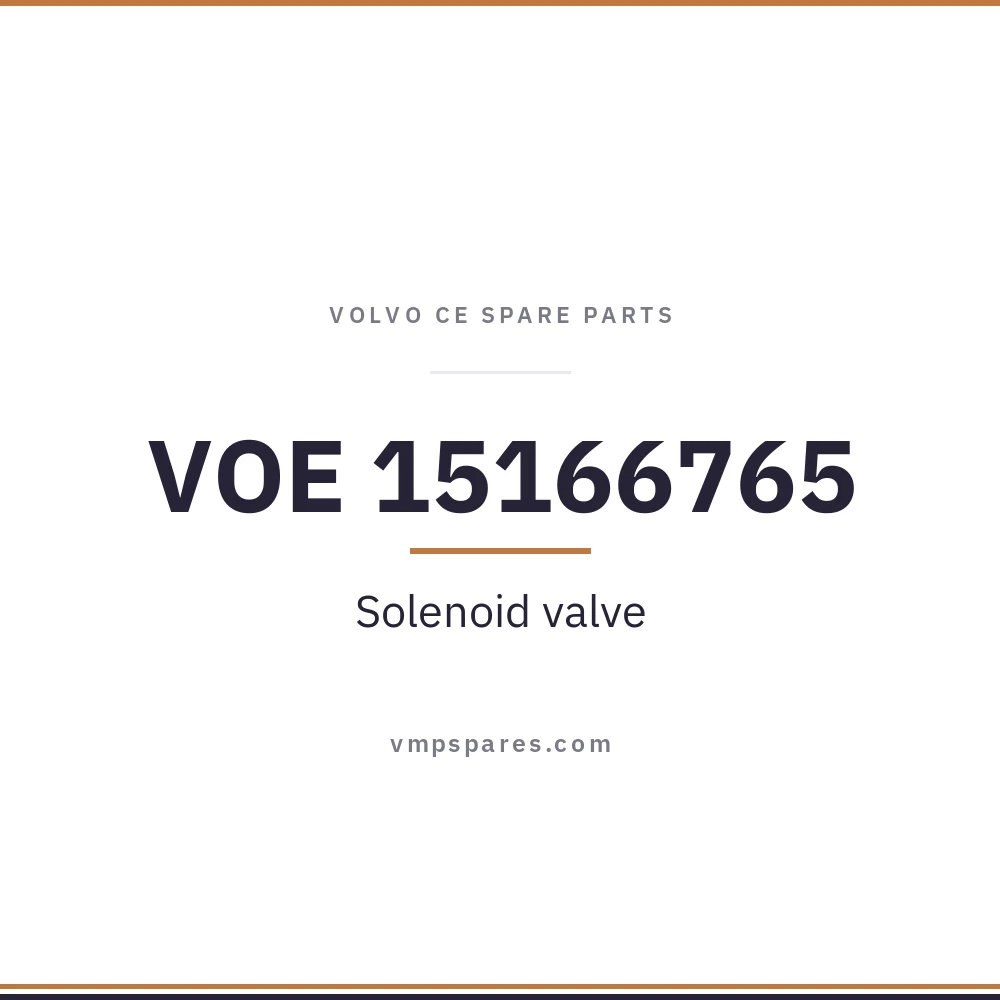 VOE 15166765 – Solenoid valve
