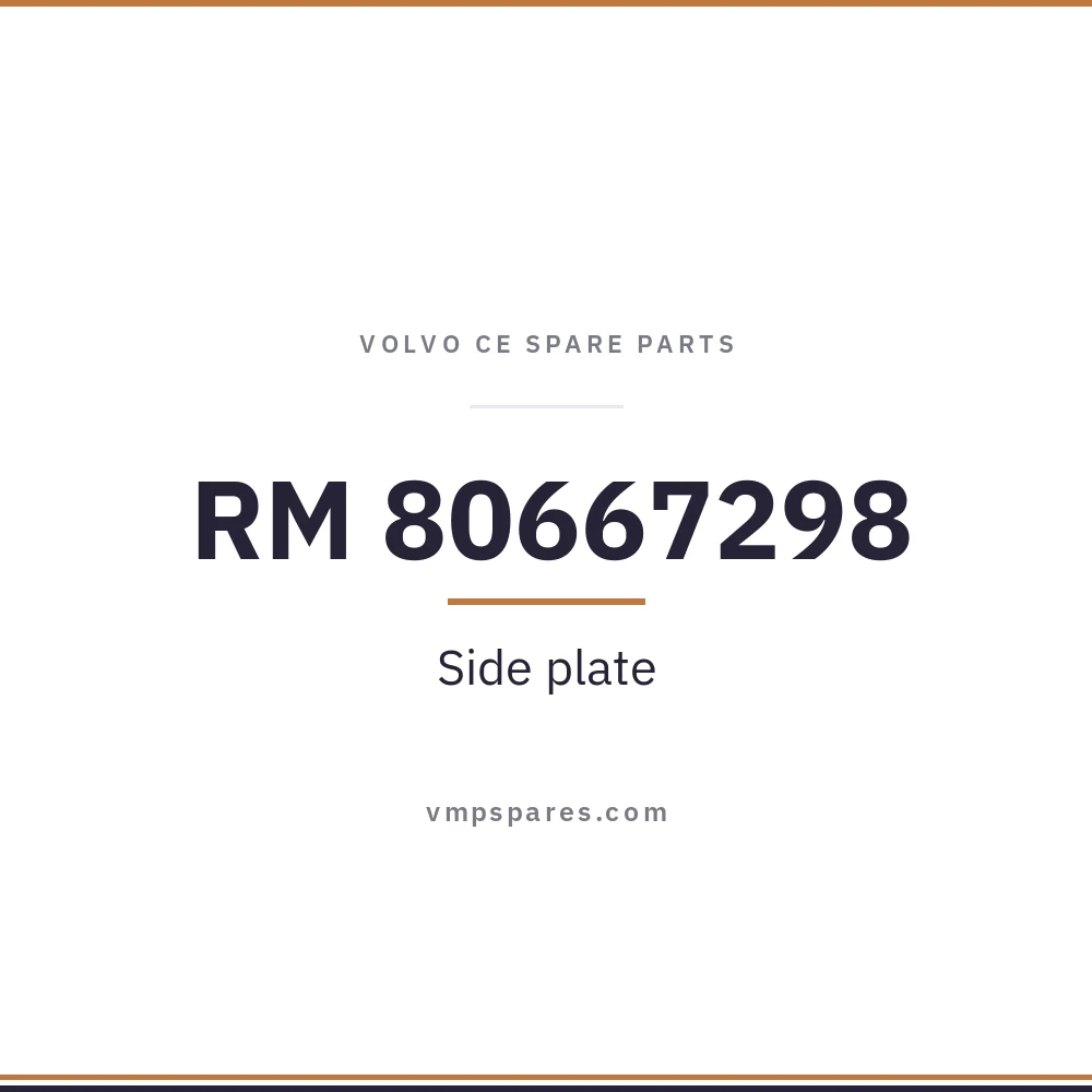 RM 80667298 – Side plate