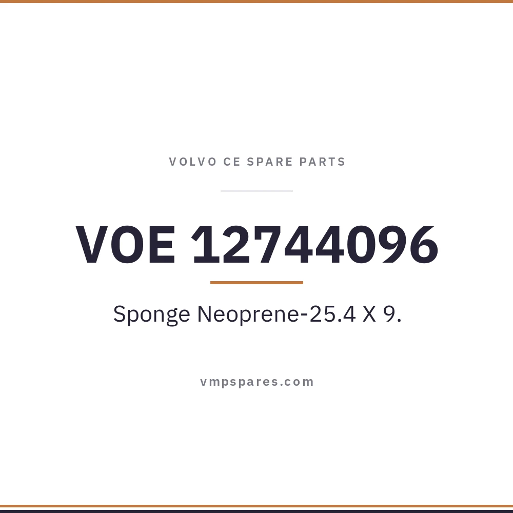 VOE 12744096 – Sponge Neoprene-25.4 X 9.