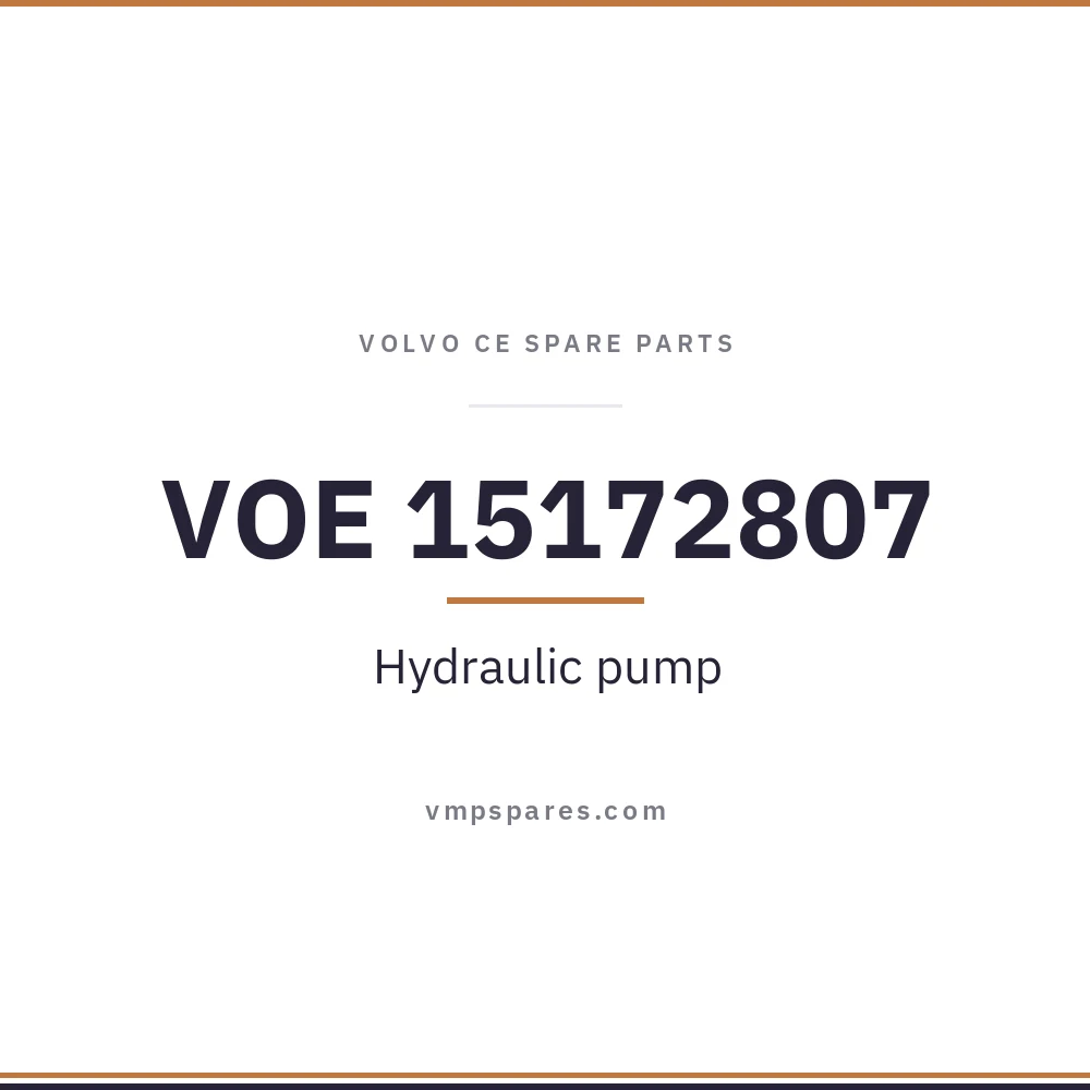 VOE 15172807 – Hydraulic pump