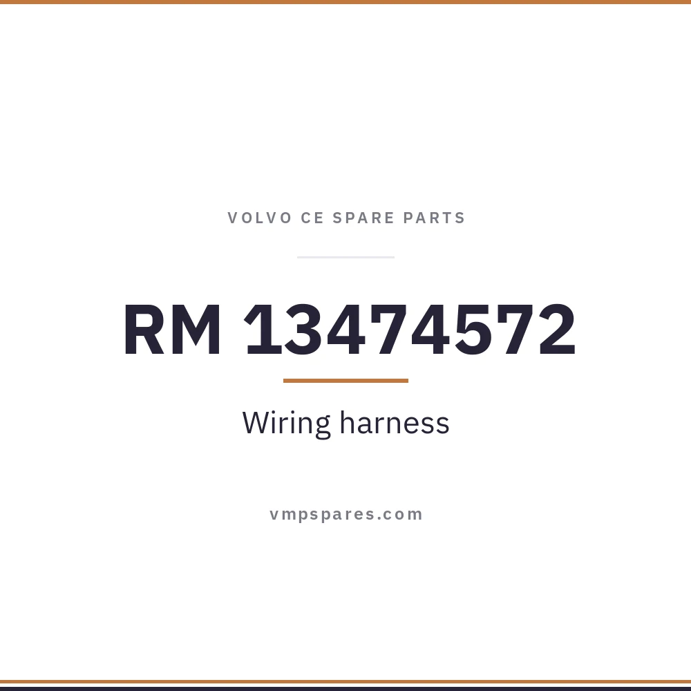 RM 13474572 – Wiring harness