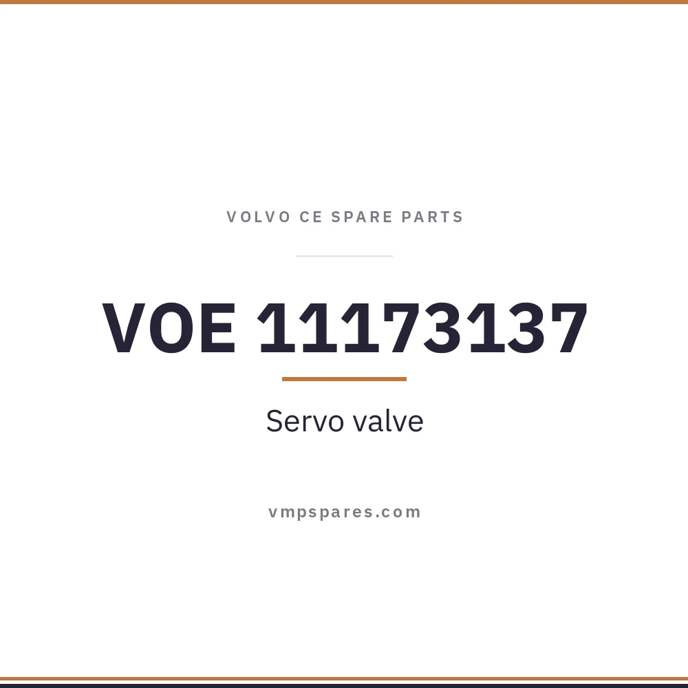 VOE 11173137 – Servo valve