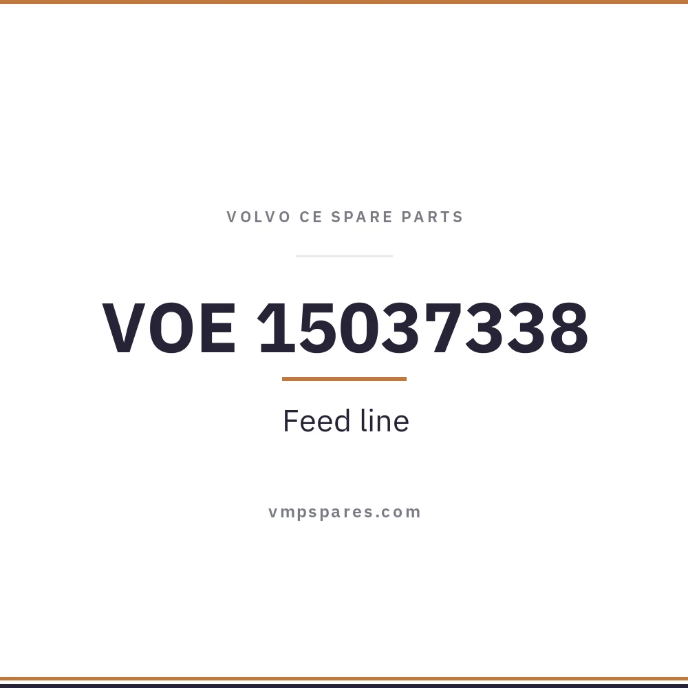 VOE 15037338 – Feed line