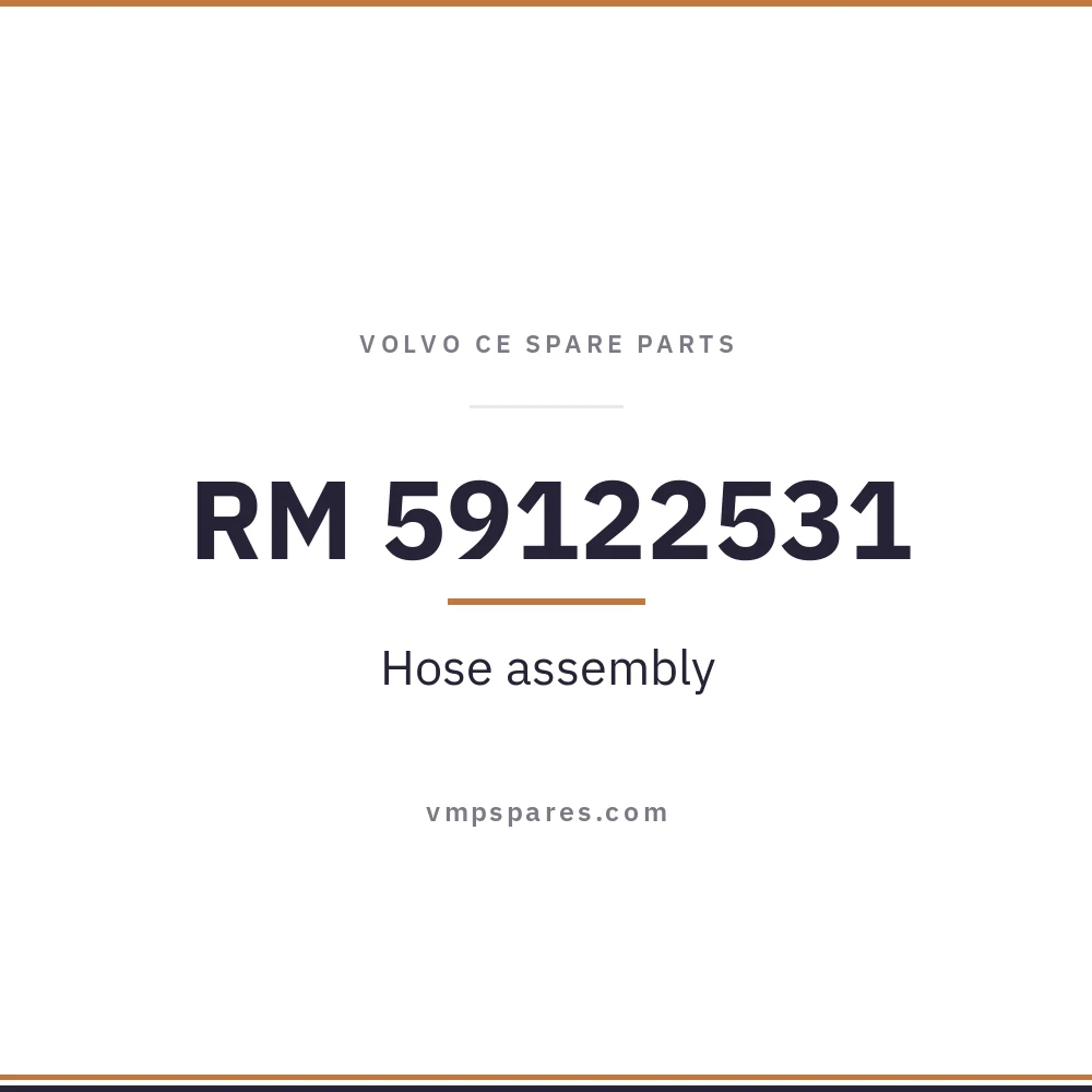 RM 59122531 – Hose assembly