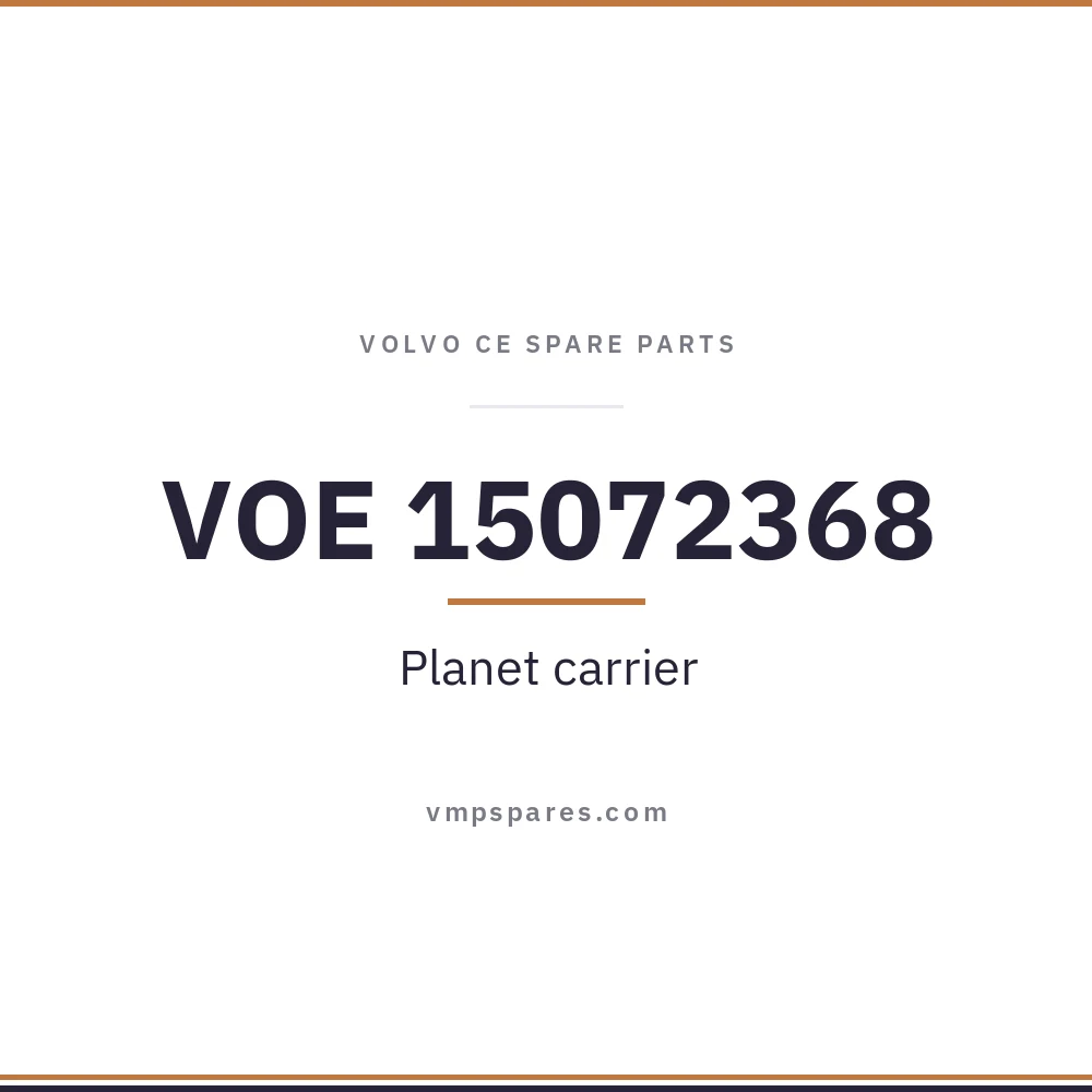 VOE 15072368 – Planet carrier