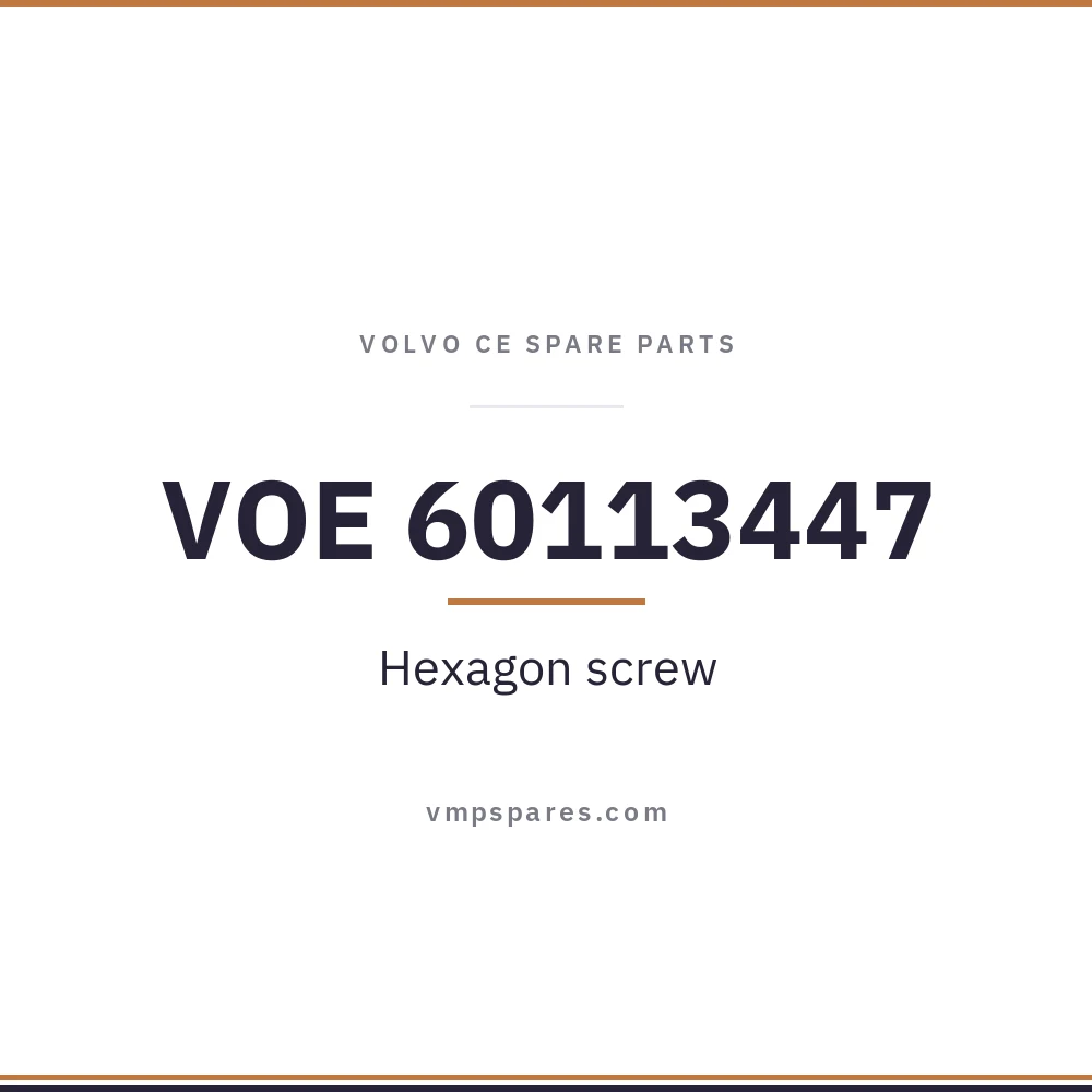 VOE 60113447 – Hexagon screw