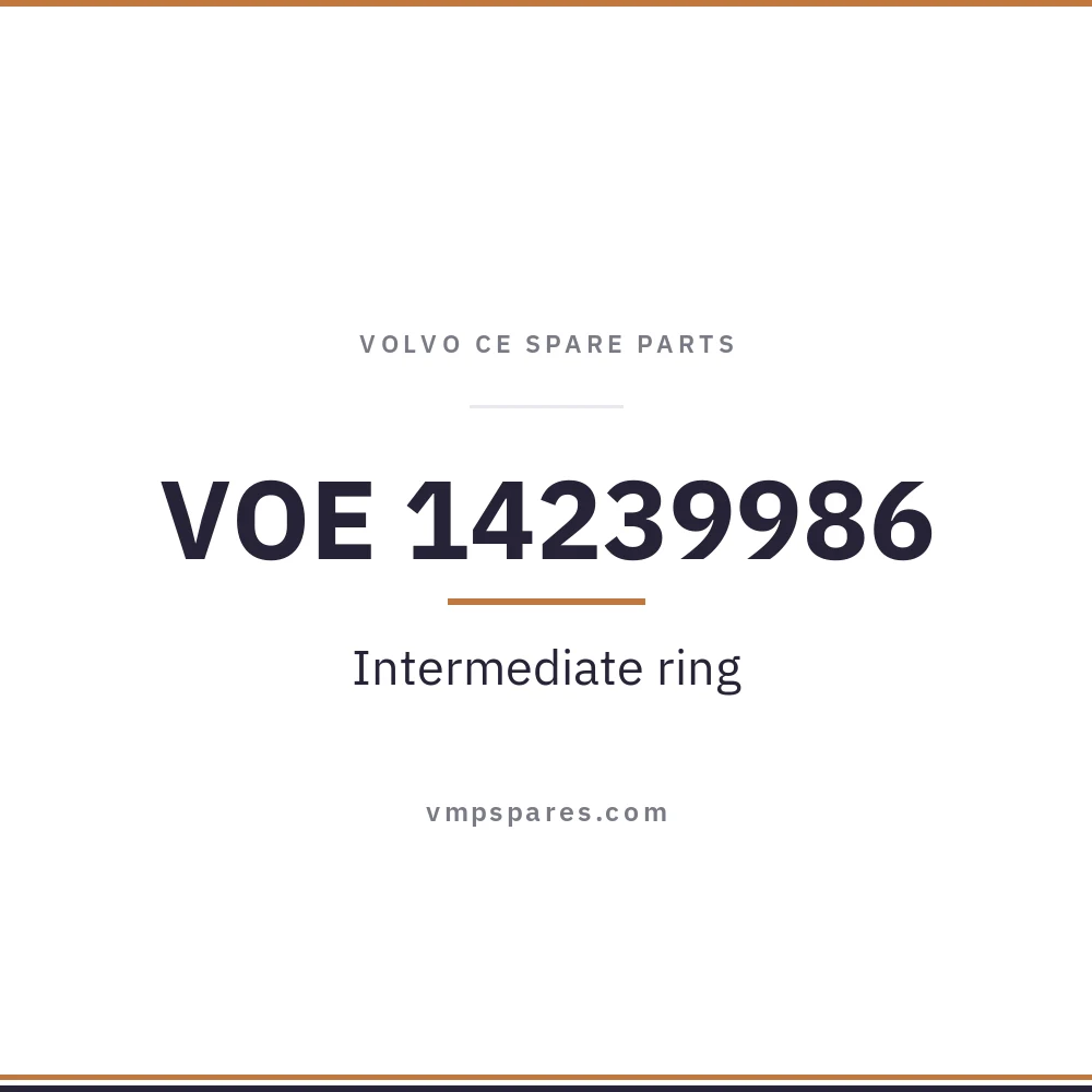 VOE 14239986 – Intermediate ring