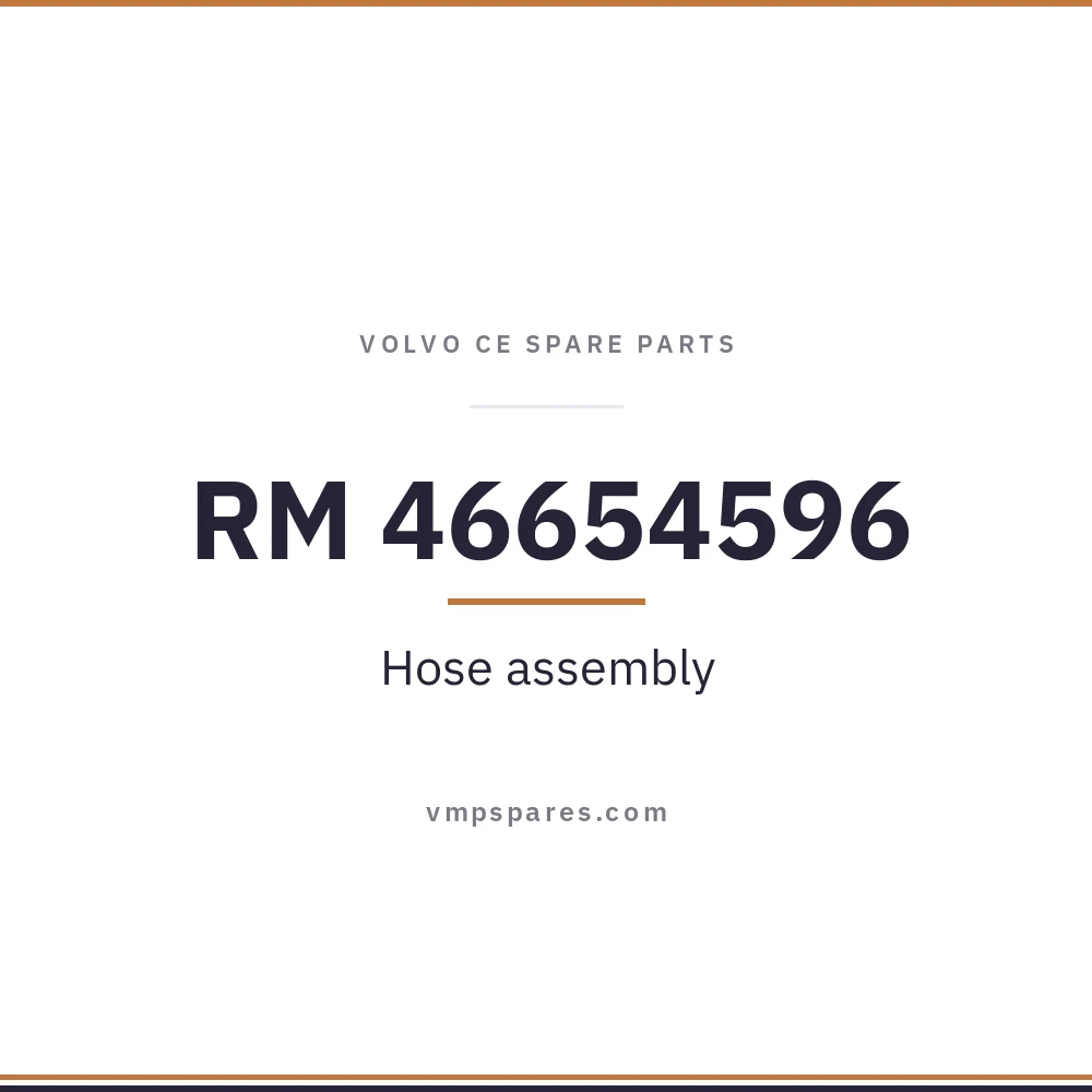RM 46654596 – Hose assembly