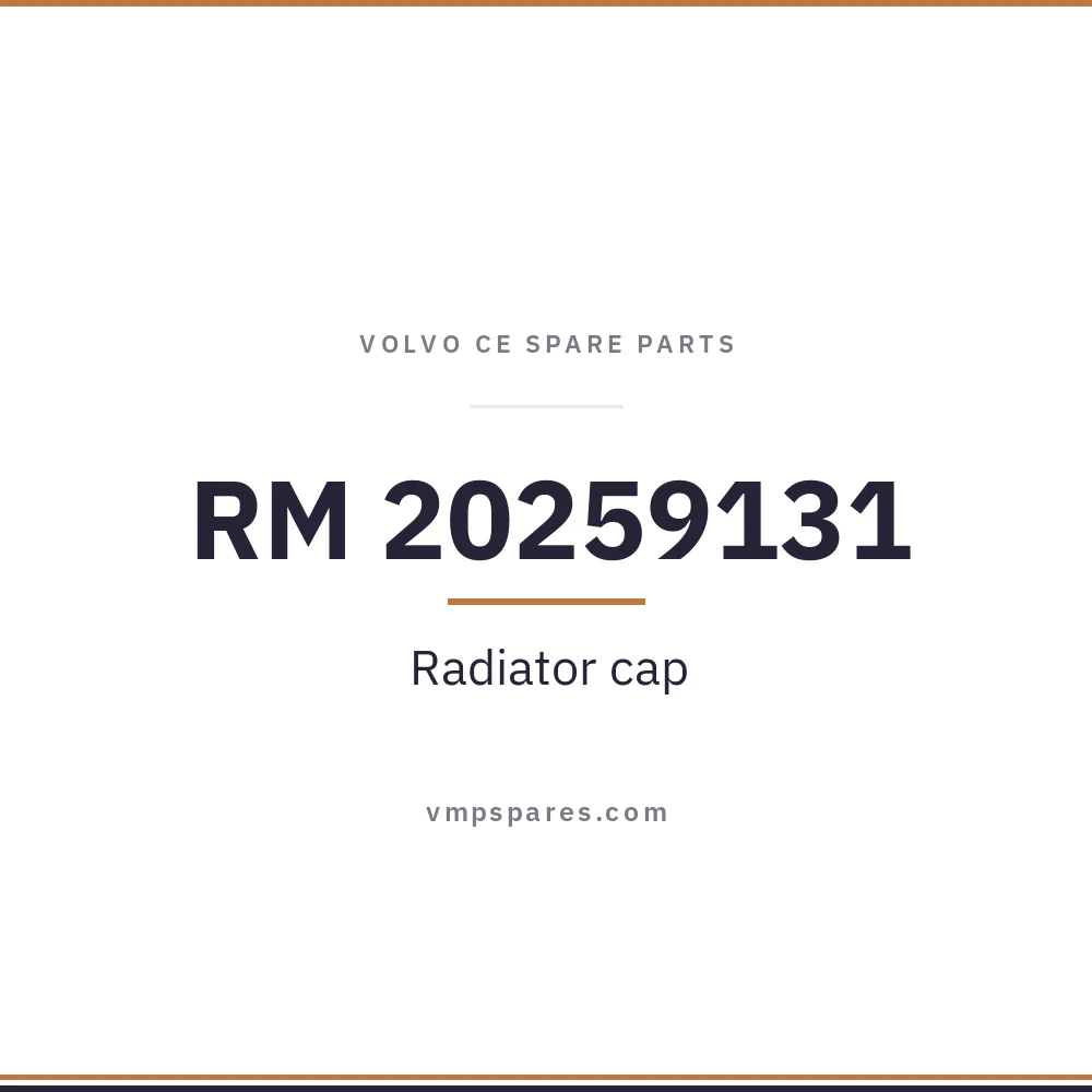 RM 20259131 – Radiator cap