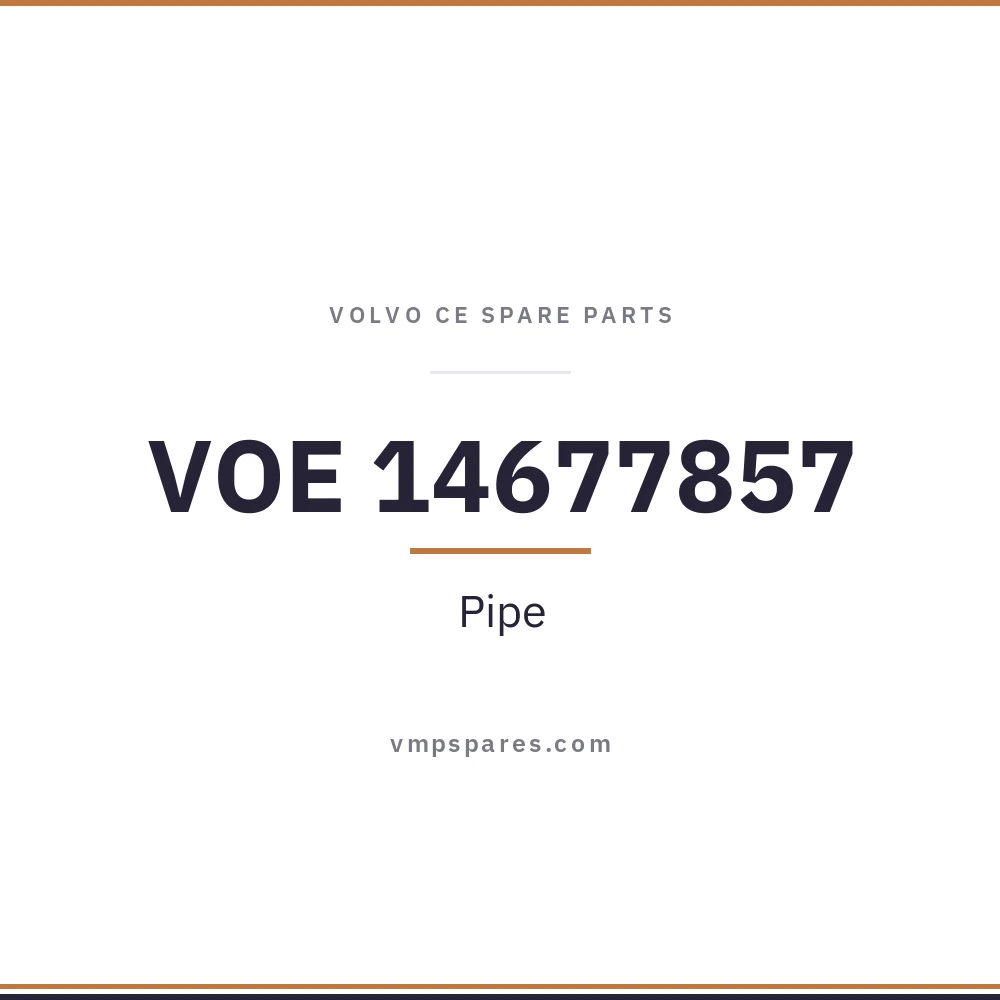 VOE 14677857 – Pipe
