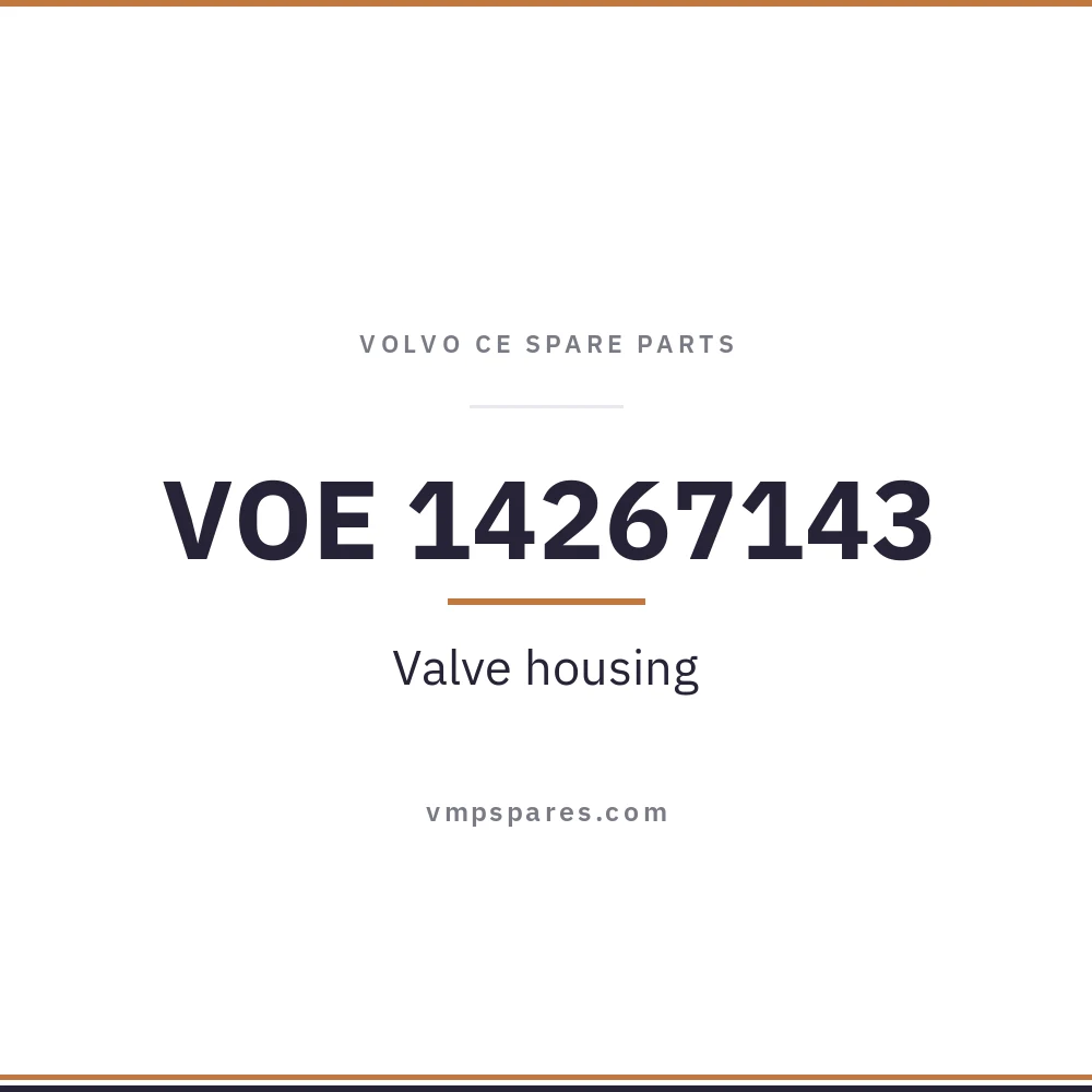 VOE 14267143 – Valve housing