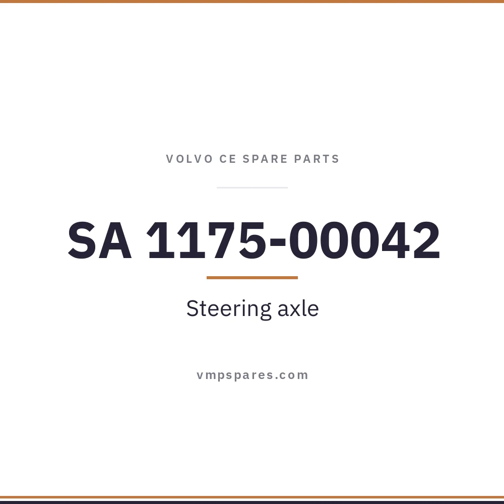 SA 1175-00042 – Steering axle