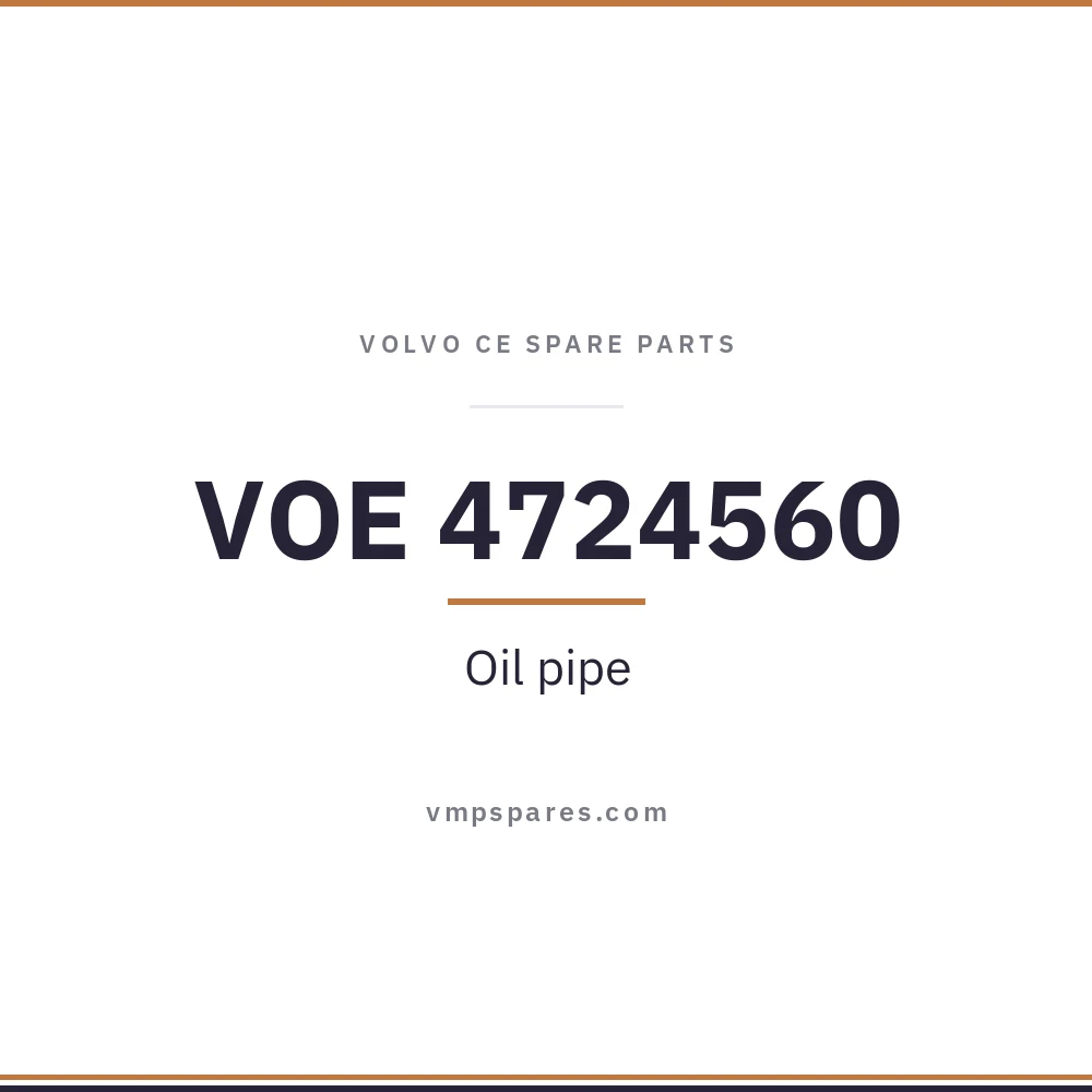 VOE 4724560 – Oil pipe